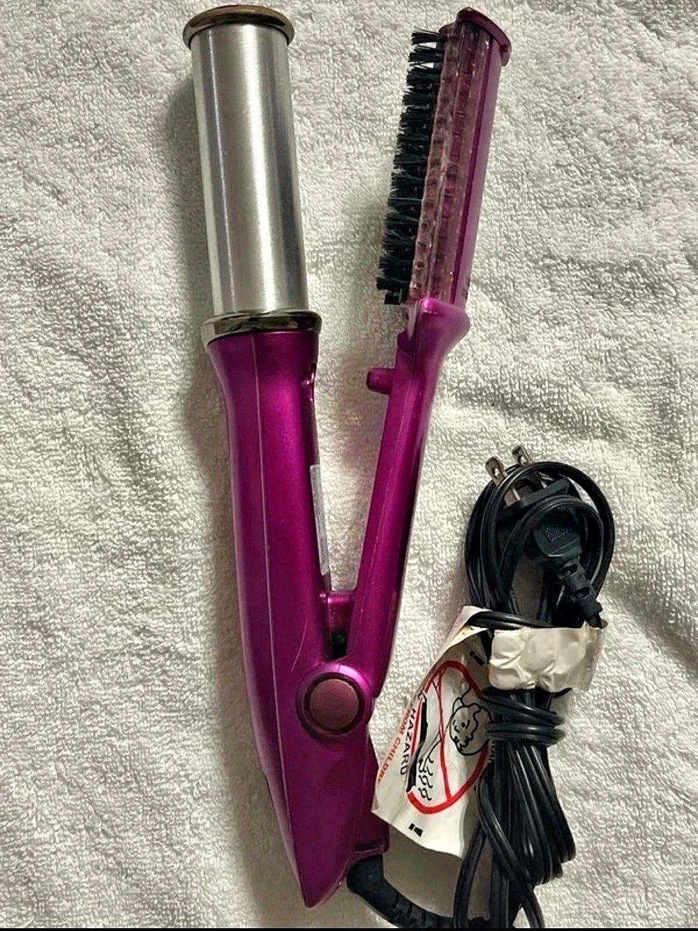 InStyler Original Rotating Hot Iron 1.25" Purple